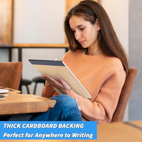 Image of Oleitodh 96 Pack Legal Pads 8.5 x 11 White Wide Ruled Writing Pads Bulk