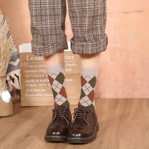 Warmvin WARM-TS-ARGYLE-3 Novelty Kids Fun Dress Socks thumb #1