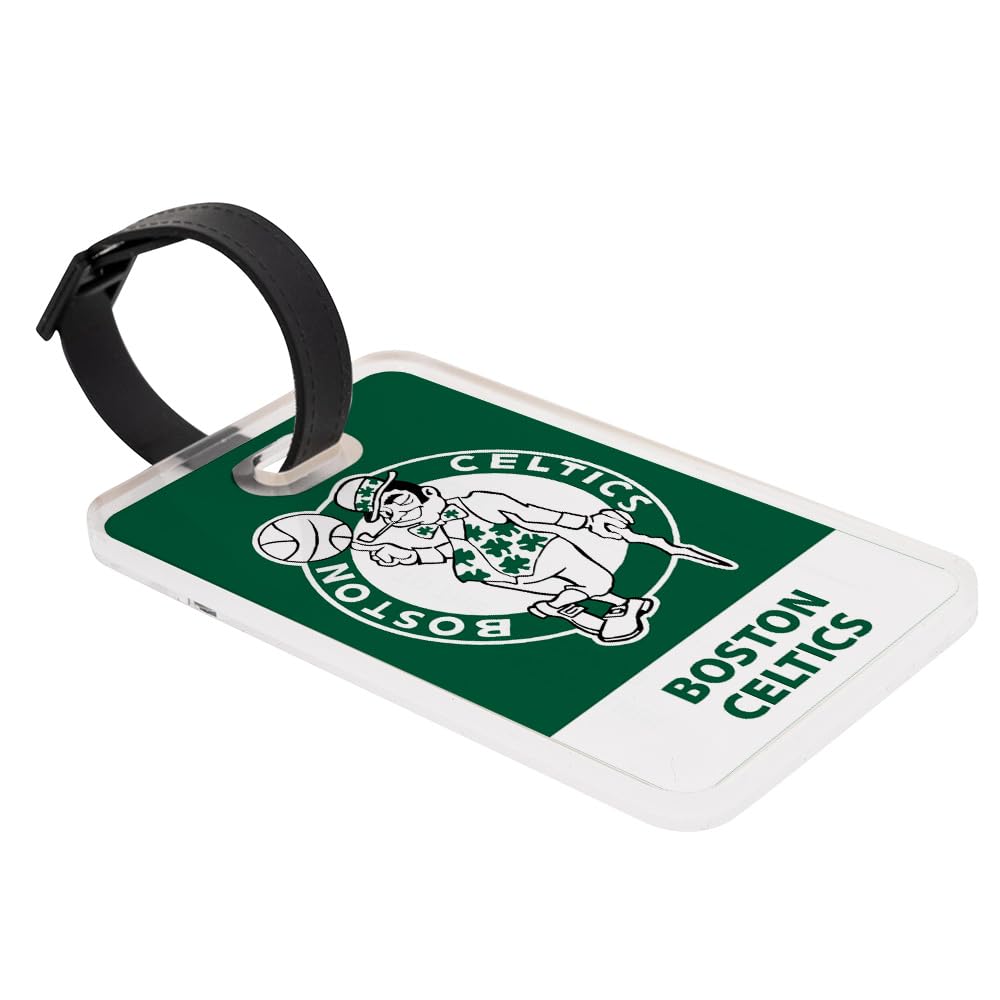 Desert Cactus Boston Celtics Luggage Tag Official NBA National Basketball Travel ID Label for Suitcases Bags and Carry-Ons