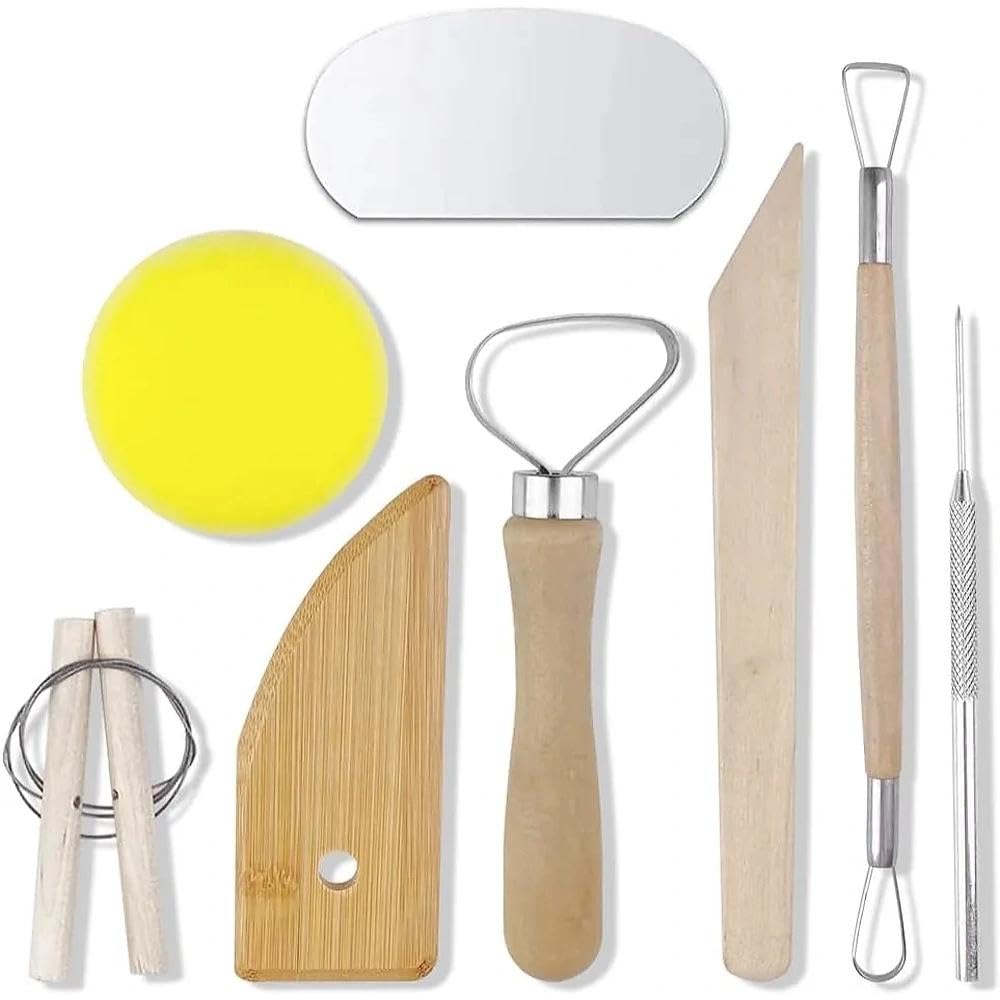 Basis Töpferwerkzeug-Set (8-teilig)