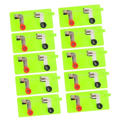 HEMOTON 10pcs Single Pole Switch Single Throw Experimenting Tools Laboratory Single Circuits Electronics Tools Equipment Single Knives Switch Physics Laboratory School Single Pole Plastic