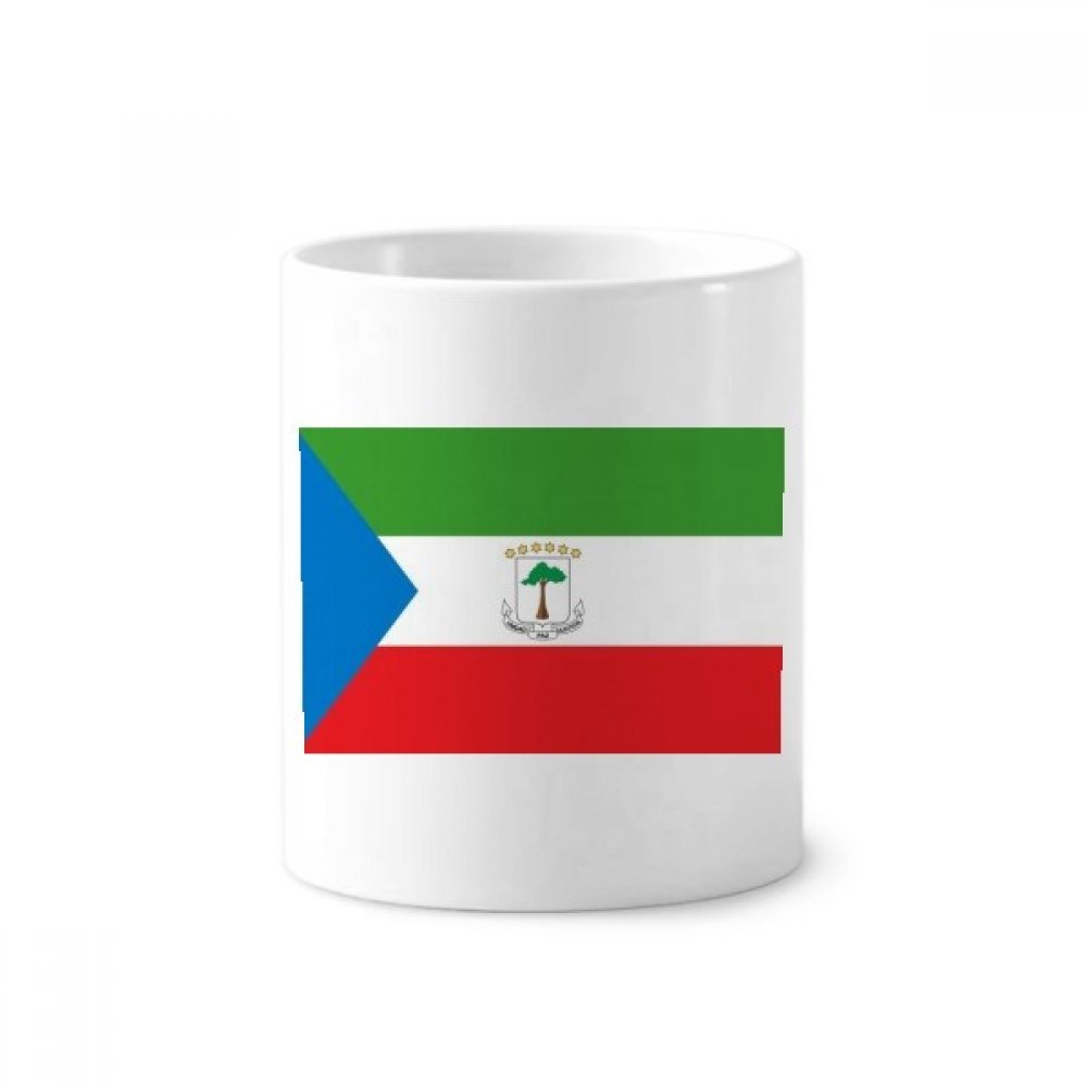 Cadeau drapeau Guinée équatoriale tasse blanche en céramique 350ml de pays africain - 3