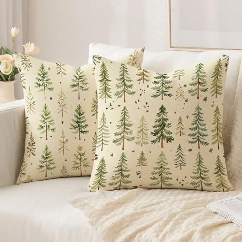 Housse de coussin vert imperméable 75x75 cm avec zip invisible lot de 2 - 3
