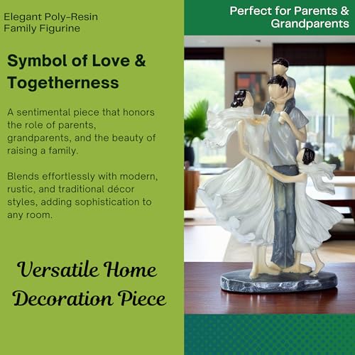 Elegant Gold Couple Figurine – Romantic Poly-Resin Sculpture for Home Décor, Anniversary, and Valentine’s Day Gift – Intricately Designed Love Statue (White) — photo — 5 of 9