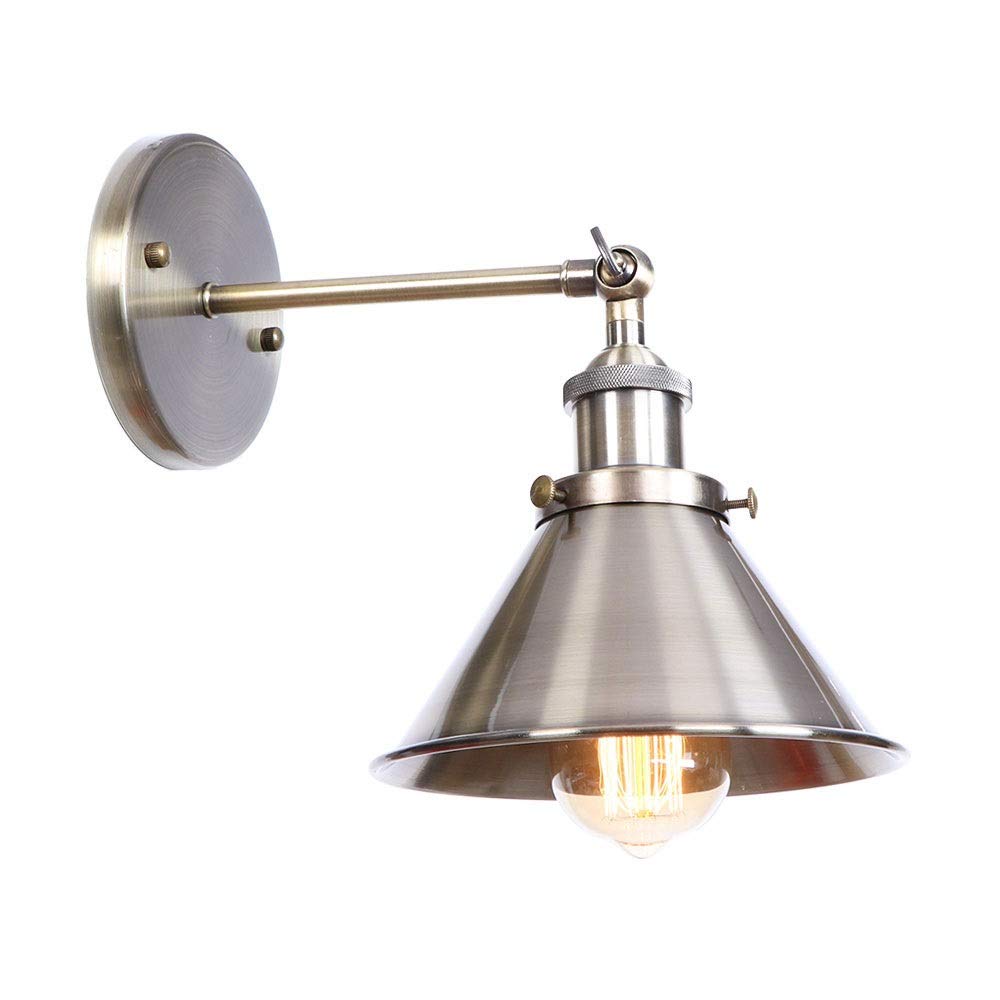 IvyLoutish Modern Wall Light Fabric Rustic Wall Sconces Indoor Wall Lighting Vanity Light for Bathroom Wall Mount Light for Bedroom Living Room Hallway Stairway