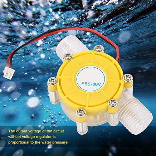 12V DC Water Turbine Generator Micro-Hydro Water Flow Pump High Efficiency Hydroelectric Power Energy Generator(80V)