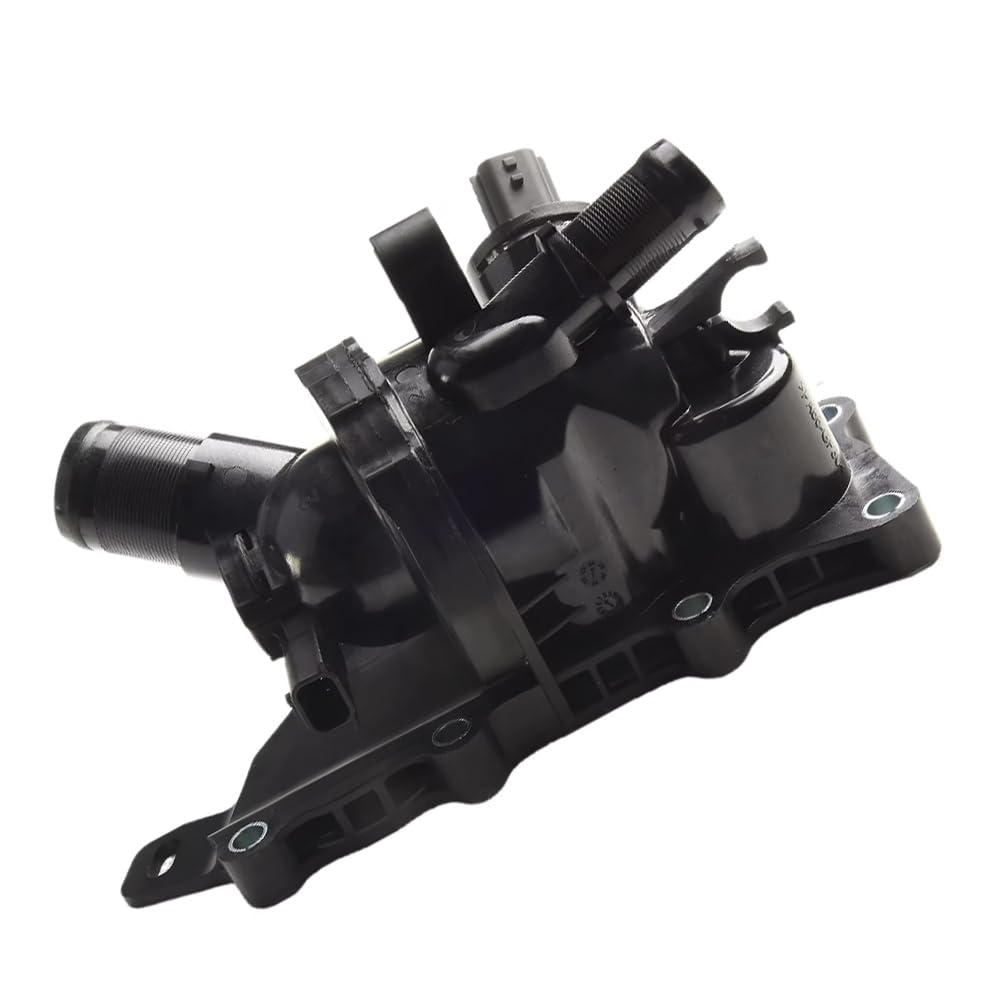 Thermostat, boîtier de thermostat, ensemble de boîtier de thermostat de liquide de refroidissement de moteur de voiture compatible avec Dacia 1.3TCE/H5H/HR13, 110605999R 110600260R