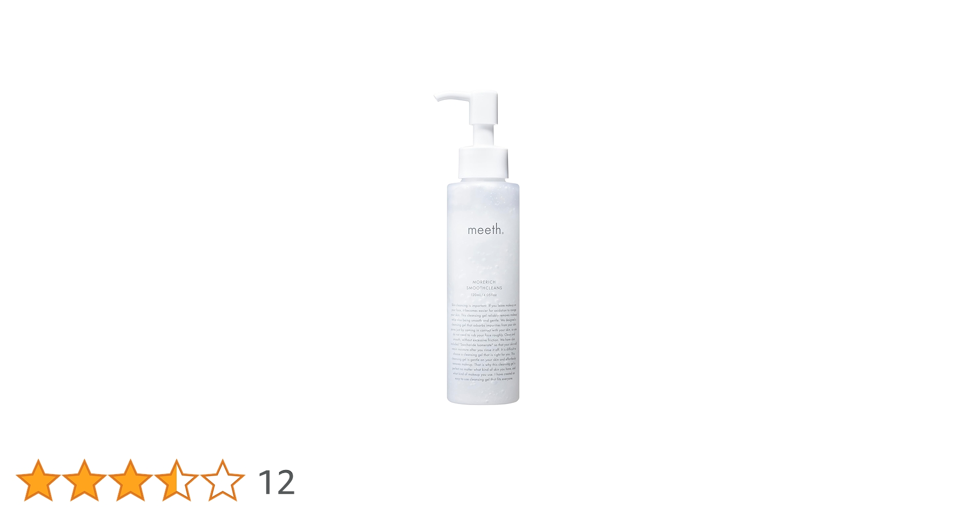 meethモアリッチスムースクレンズ大 Amazon | meeth (ミース) モアリッチスムースクレンズ290mL 大