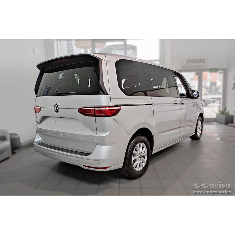 Protezione Paraurti Posteriore ABS Per Volkswagen Multivan T7 2021- - Nero - Foto 9