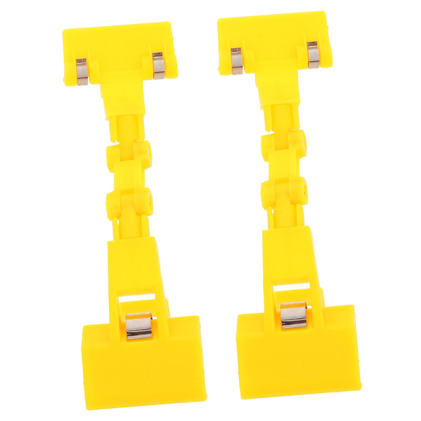 FUNOMOCYA 2pcs Multifunctional Rotatable Clips for Art Easel Sturdy Plastic Sketching Drawing Painting Copyholder Photo Holder Random