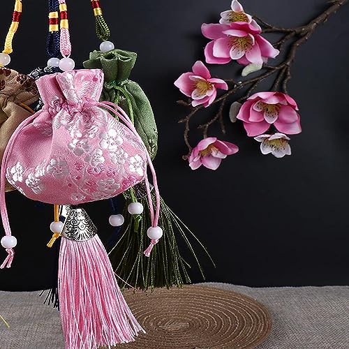 Leadigol 3PCS Bolsas Chinas de Brocado con Cordón miniatura 3