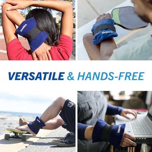 Image of CryoMAX Cold Pack, Reusable, 8 Hour Cold Therapy Ice Pack, Small, 6 inchx 6 inch (Pack of 2)