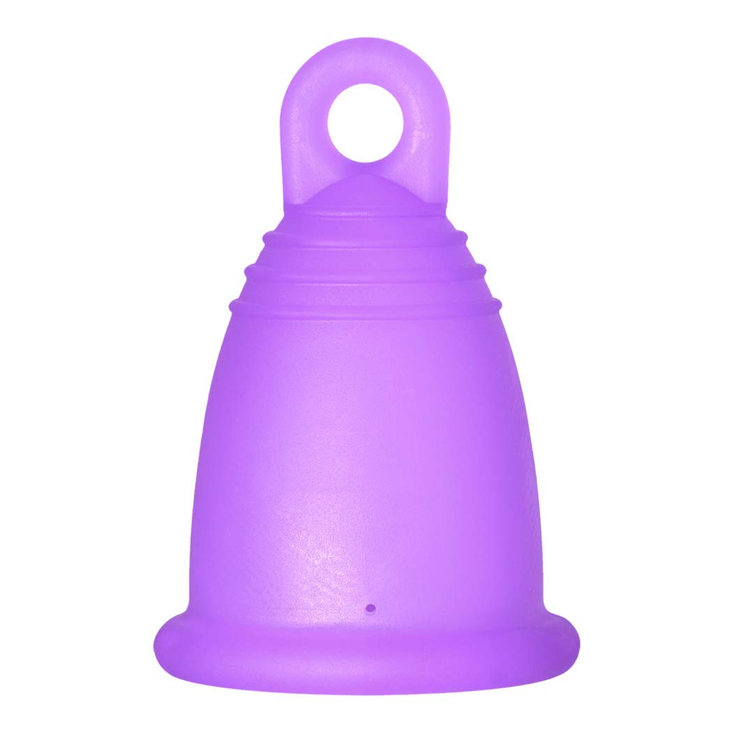 Me Luna Menstrual Cup Classic, Ring, Purple, Medium