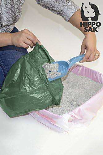 Miniatura 5 de Hippo Sak Bolsas extra grandes para excrementos de mascotas para perros grandes y arena para gatos, 480 unidades