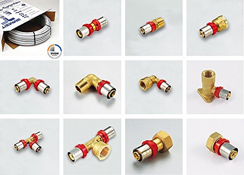 Tubo multistrato, alluminio composito 20 x 2 mm, /...
