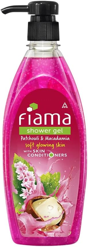 Body Wash Shower Gel Patchouli & Macadamia, 500ml, Body Wash for Women & Men with Skin Conditioners For Soft, Glowing Skin, Suitable for All Skin Types