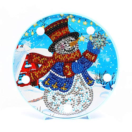 Preisvergleich Produktbild hemicala Nachtlicht DIY Diamant-Malerei Kind LED Nachttischlampe Für Dekoratives Hauptschlafzimmer