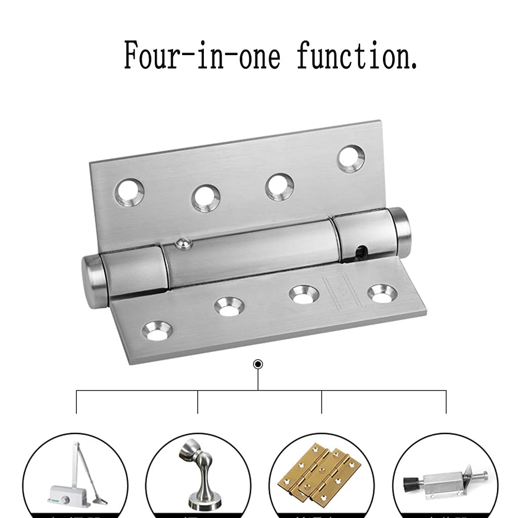 Bisagra de cierre automático para puerta de oficina y hogar, 5 colores, herrajes y accesorios para puerta, fácil instalación y funcionamiento silencioso