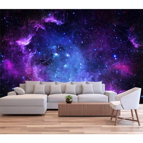 LILOKKO Custom Starry Sky Murals for Walls Large Galaxy Peel