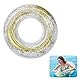 Schwimmring Erwachsene Groß Schwimmring Aufblasbar Schwimmreifen Ring Erwachsene Transparenter Floating Ring Sommer Schwimmende Wasserspielzeug für Pool Sandstrand Party, Pailletten