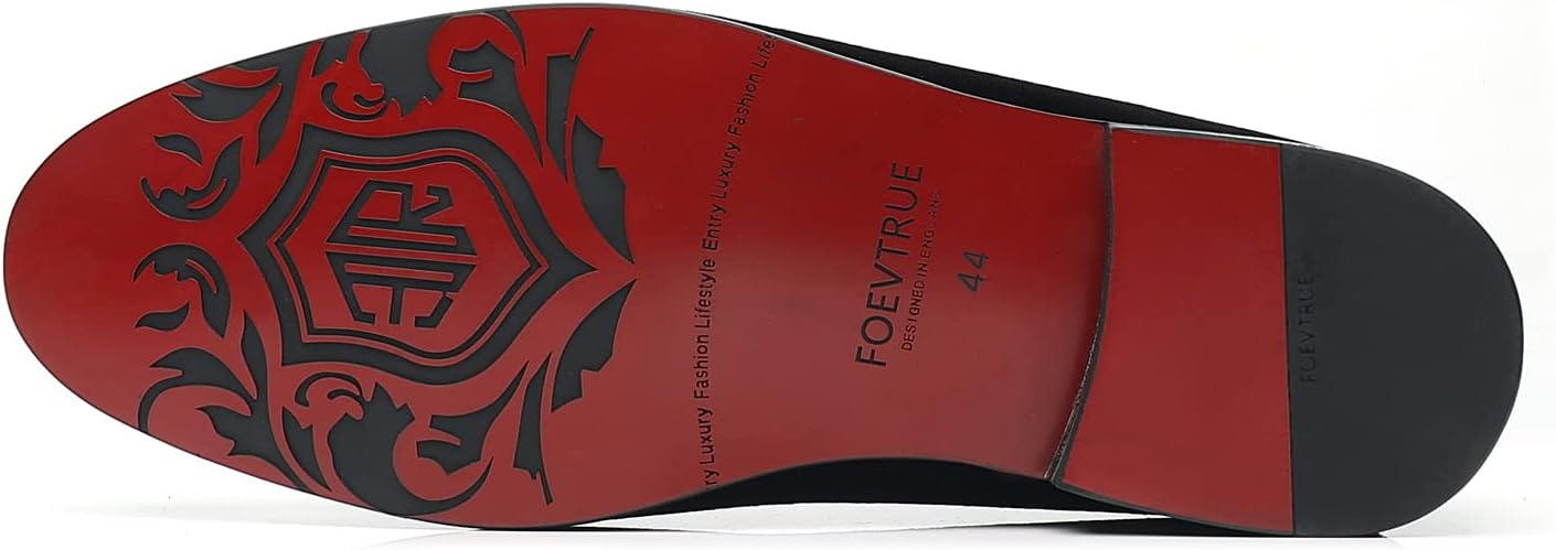 Men's Dress Loafers Velvet Party Wedding Shoes - Image 5