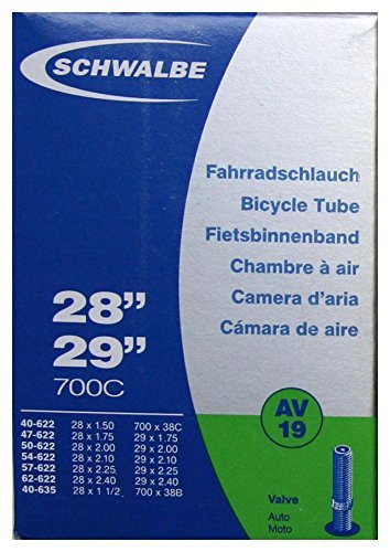 Schwalbe 700 x 38-45c (28x1.5-2.35) Inner Tube Schrader AV19 by Shwalbe