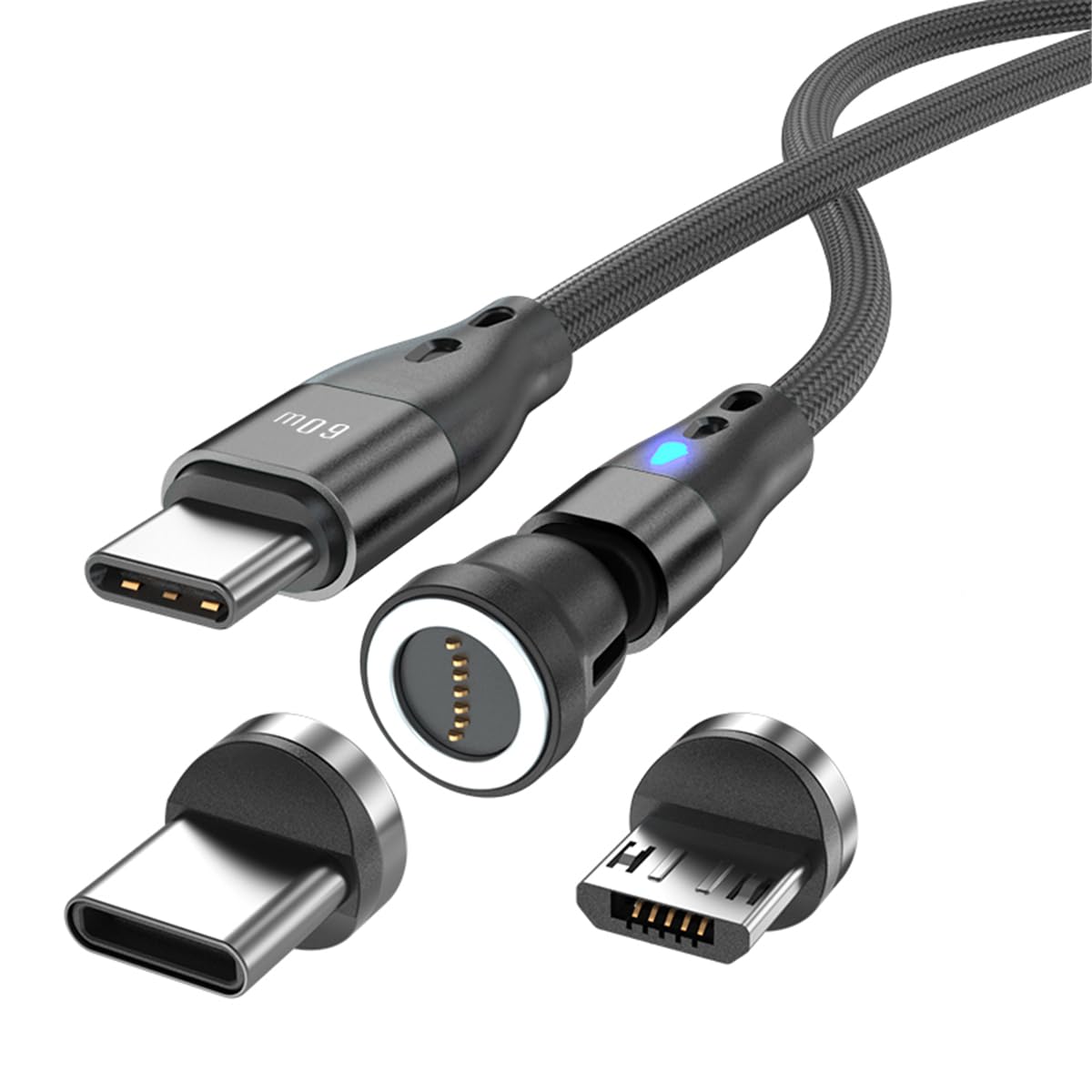 Kit Accessoires PLAUD Note - Câble USB-C Magnétique 60cm + Anneau Magnétique - Pour Enregistreur Vocal IA