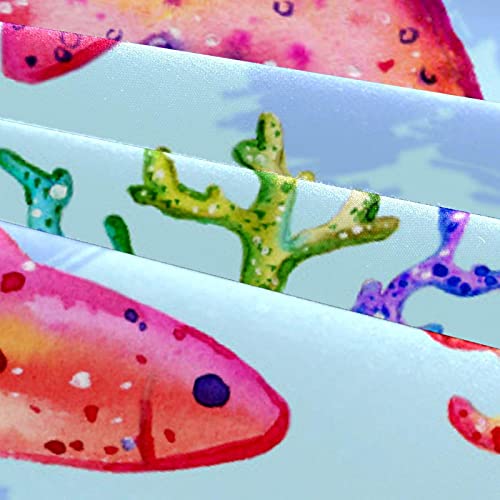 Parure de lit aquarelle méduse et corail avec housse de couette et taies - 6