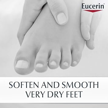 Eucerin Advanced Repair Foot Cream, Unscented Foot Cream for Dry Feet and Heels, 3 Oz Tube, Pack of 1