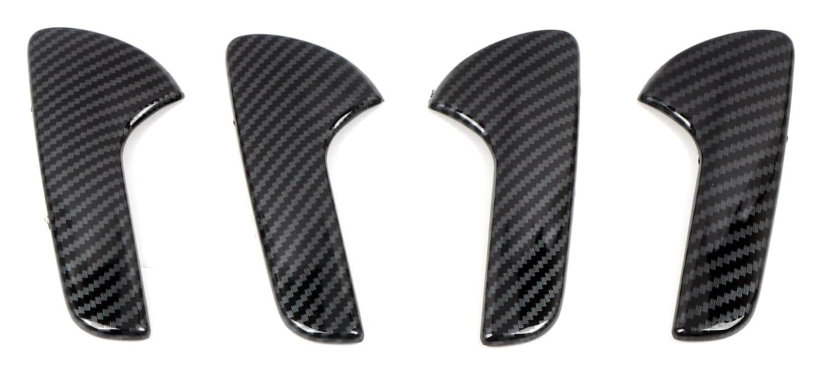 Qwqthgs One Color Car Exterior Door Handle Cap For Dodge For Durango 2011-2022 Abs Plastic Carbon Car Door Handle Bowl Cover Trim 4Pcs
