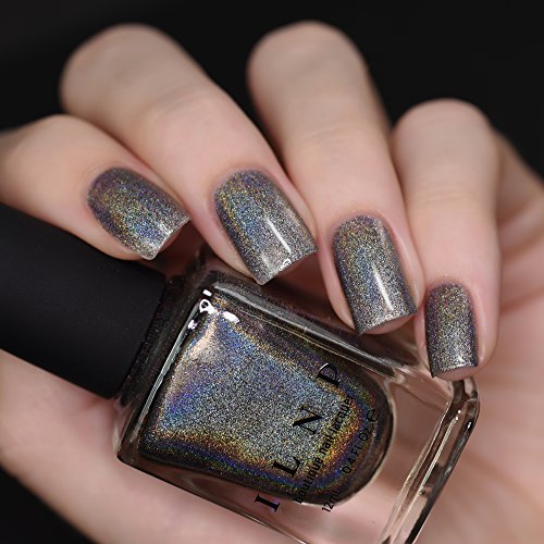 Image of ILNP Sticks And Stones - Gauntlet Grey Ultra Holographic Nail Polish