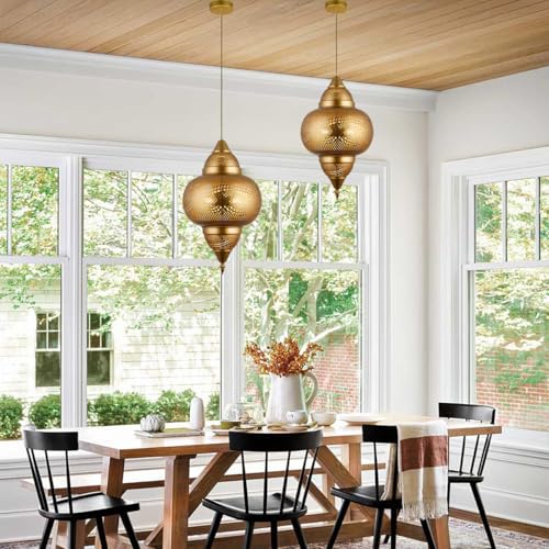 Image of Moroccan Light Fixture Gold Modern Chandeliers for Dining Room