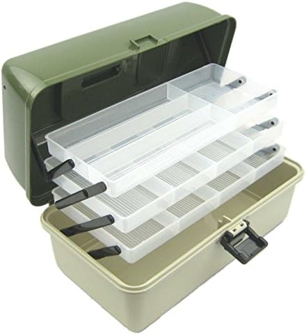 Ace Arts 3 Tray Cantilever Artists Craft Box. Storage for Art Materials, Media, Paints, Sewing, Knitting, Macrame, Embroidery etc.