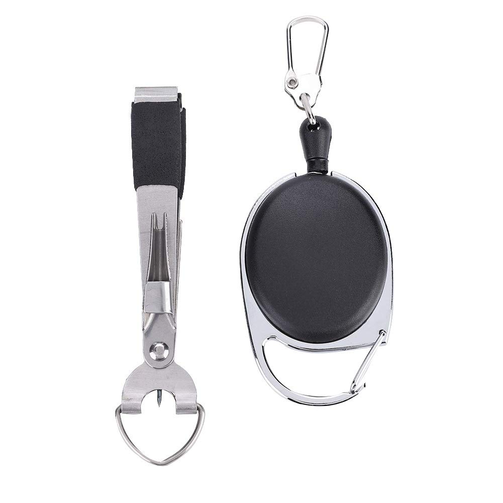 MAGT Stainless Steel Multi-Functional Fly Fishing Tool - Quick Knot Line Cutter Clipper Nipper for Carp, Pike, Trout - River, Sea Fishing (Color : A)