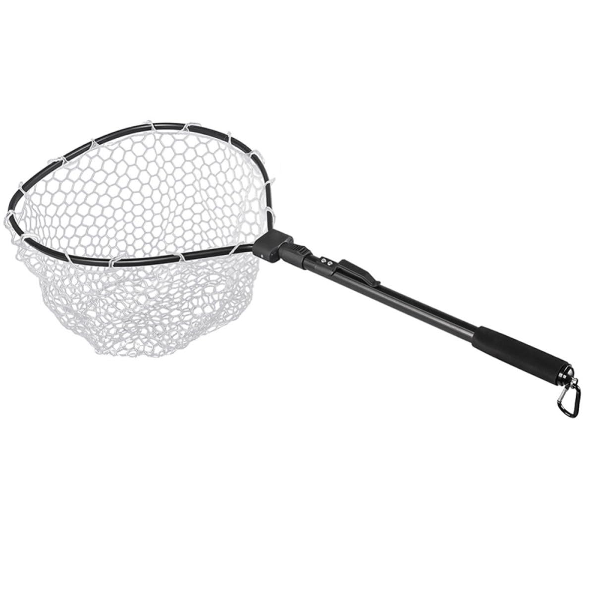 Red y Fácil Negra de Pesca Plegable, de Aleación de Aluminio Ligera
