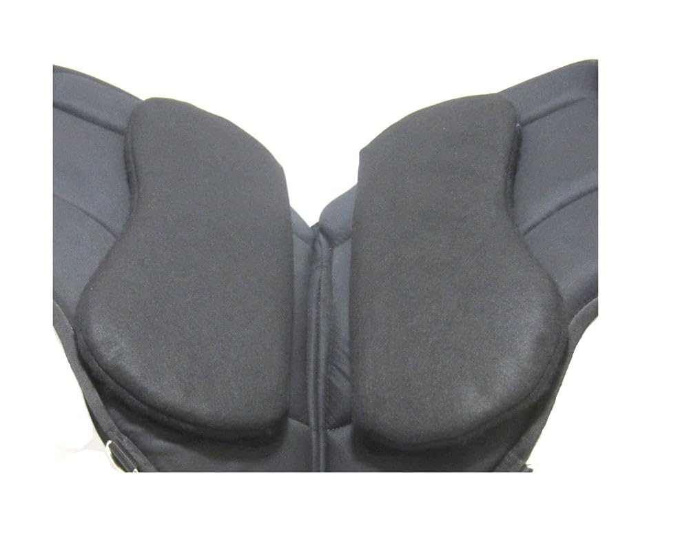 Klettbare & befüllbare Filzkissen für Flexible & baumlose Sättel oder Pads - Standardform Größe 51/52 cm Länge