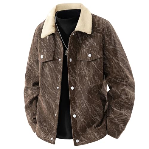 Chaqueta de pana Cambkatl para hombre marrón 3X-Large miniatura 5