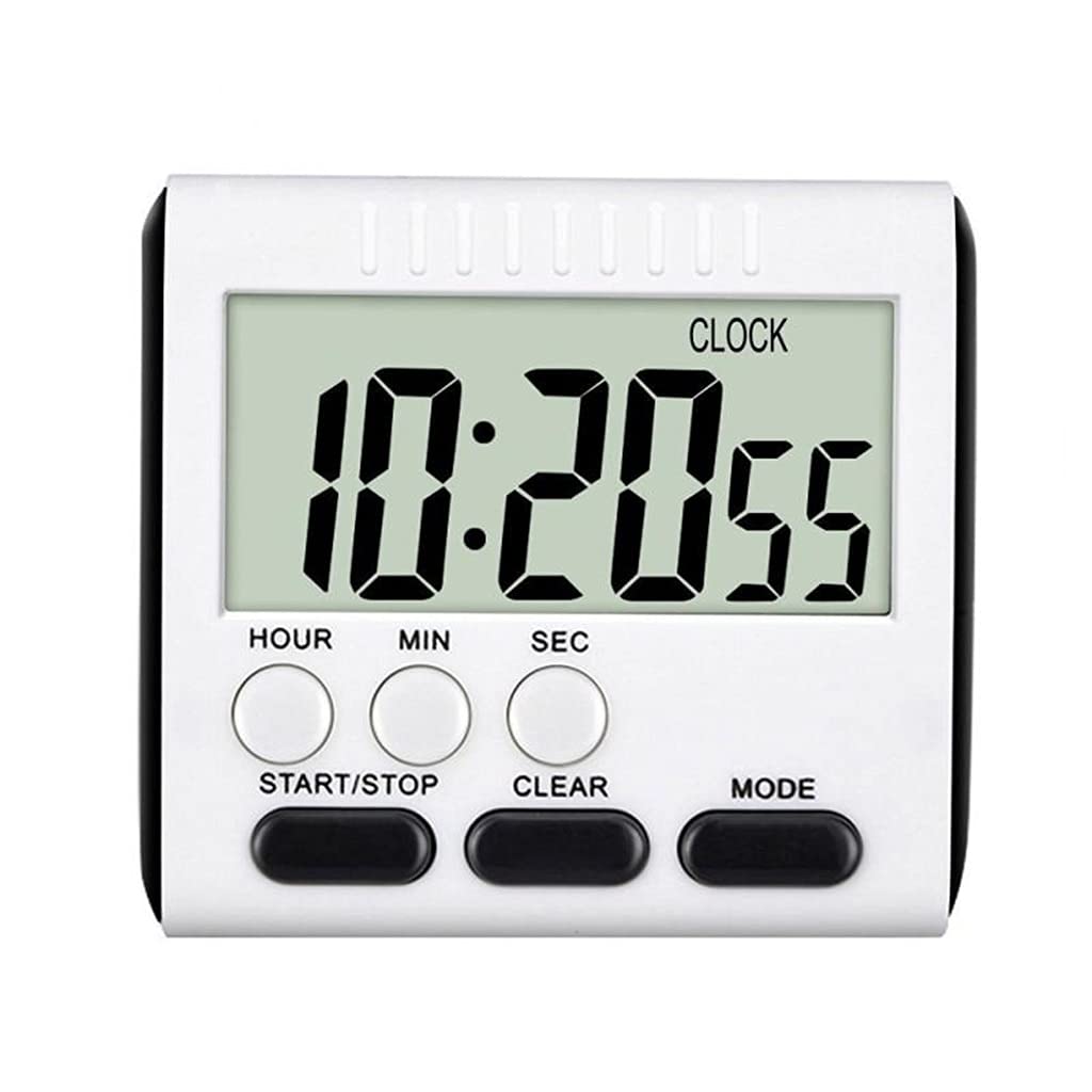 minutnik, Large Digital Screen Kitchen Timer Display Square Sleep Stopwatch Clock Cooking Count Up Countdown Alarm