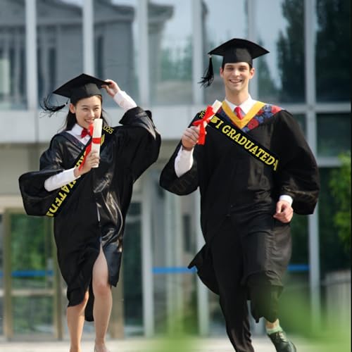 BDBFPAN Graduation Hat Unisex, Verstellbar Abschluss Hut Absolventenhut Abschluss Geschenk Abschlussfeiern An Hochschulen Und Universitäten Einfaches Und Stilvolles Abschlussaccessoire