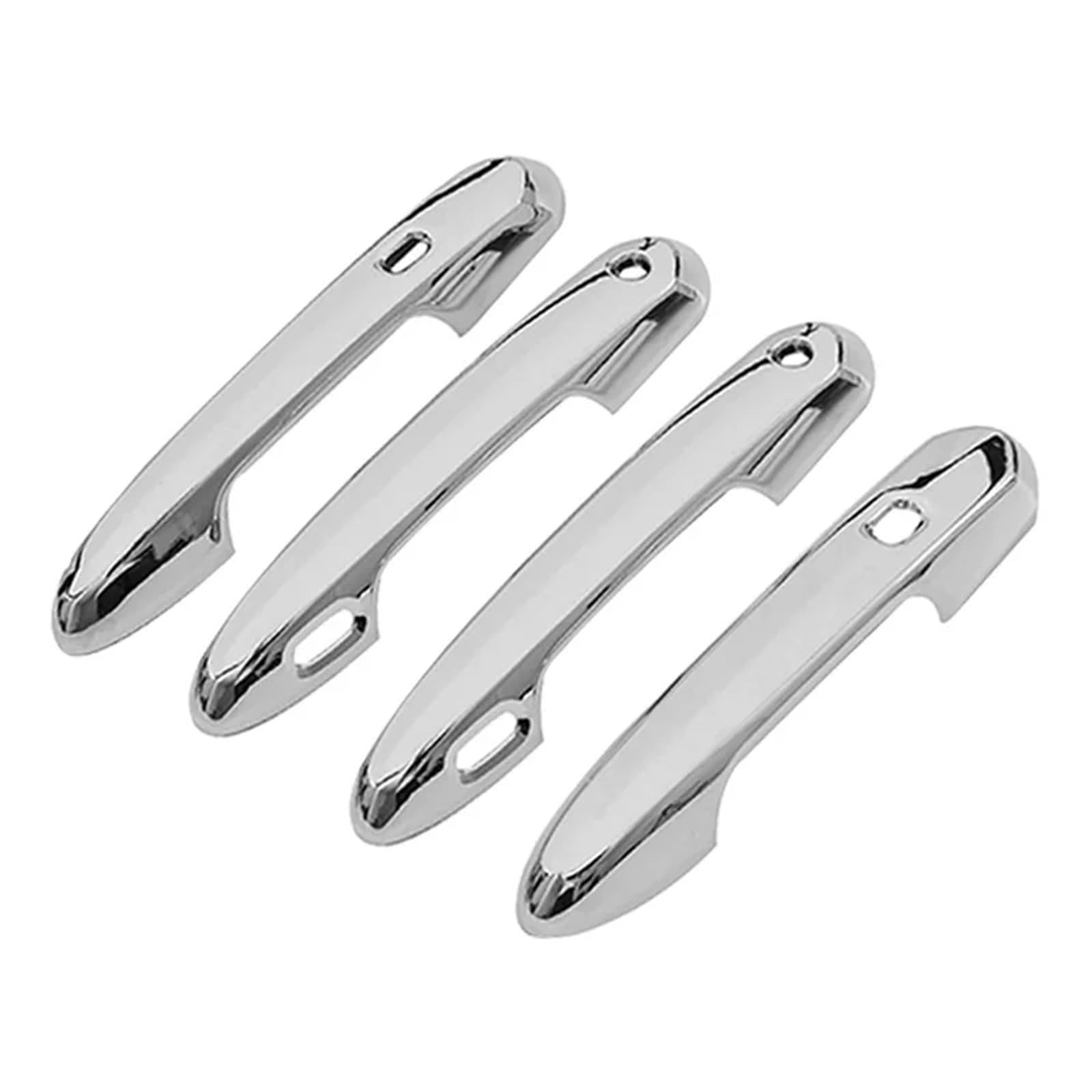 Bqwyedpl 2 Hole Plating Suitable Fit For Lexus Lx600 2022-2024 Door Handle Decorative Bowl Scratch-Proof Modification Accessories Car Door Latch Handle(2 Hole Plating)