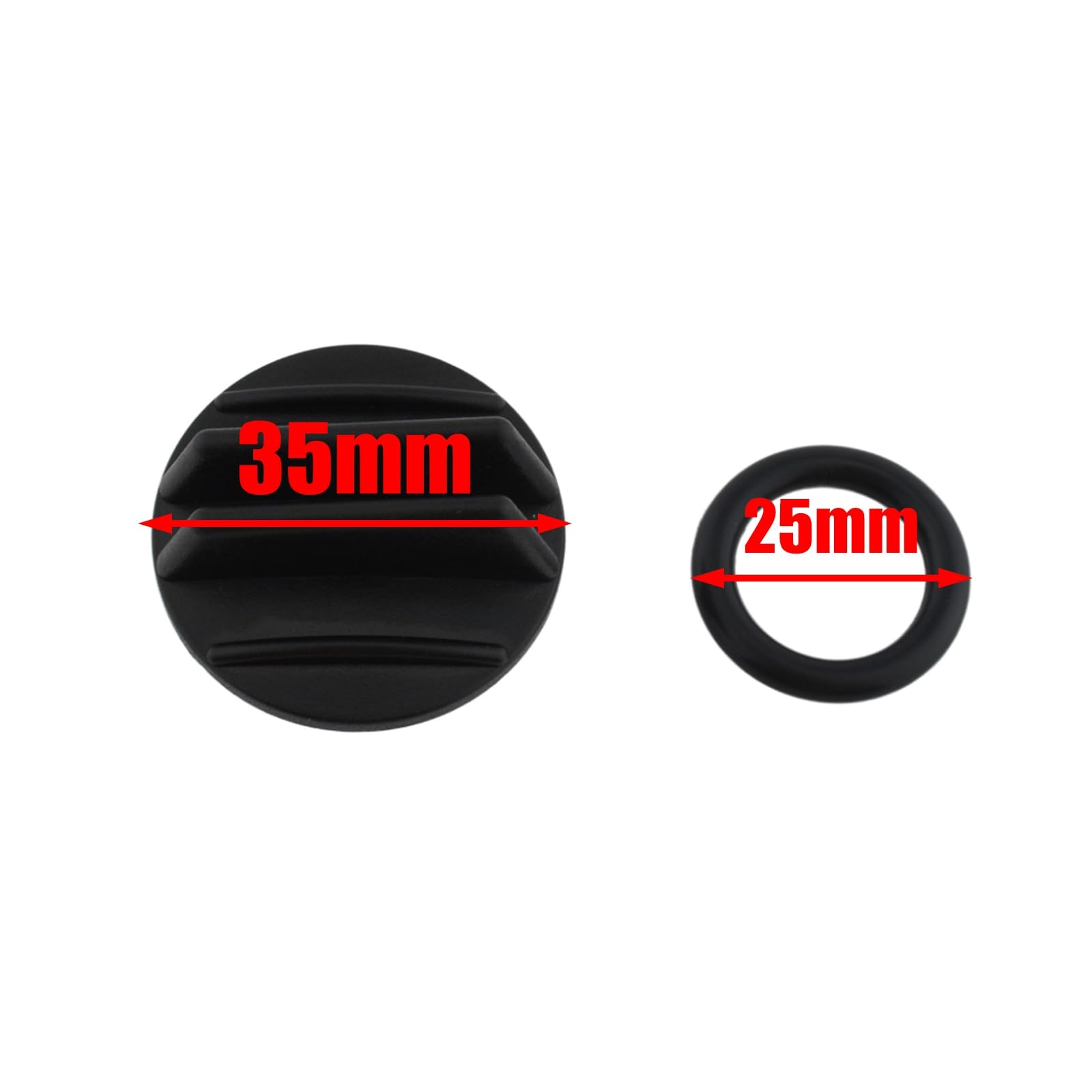 Tappo di riempimento olio motore per moto, nero, compatibile con BMW R1150RT R1150GS R850R R1100 R1100GS R1150 R1200C R1200 nero