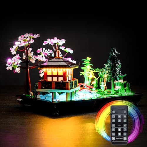 LED Lighting Kit for Lego Tranquil Garden 10315, LED Light Compatible with Lego 10315 Building Block Models - NOT Included The Model Set