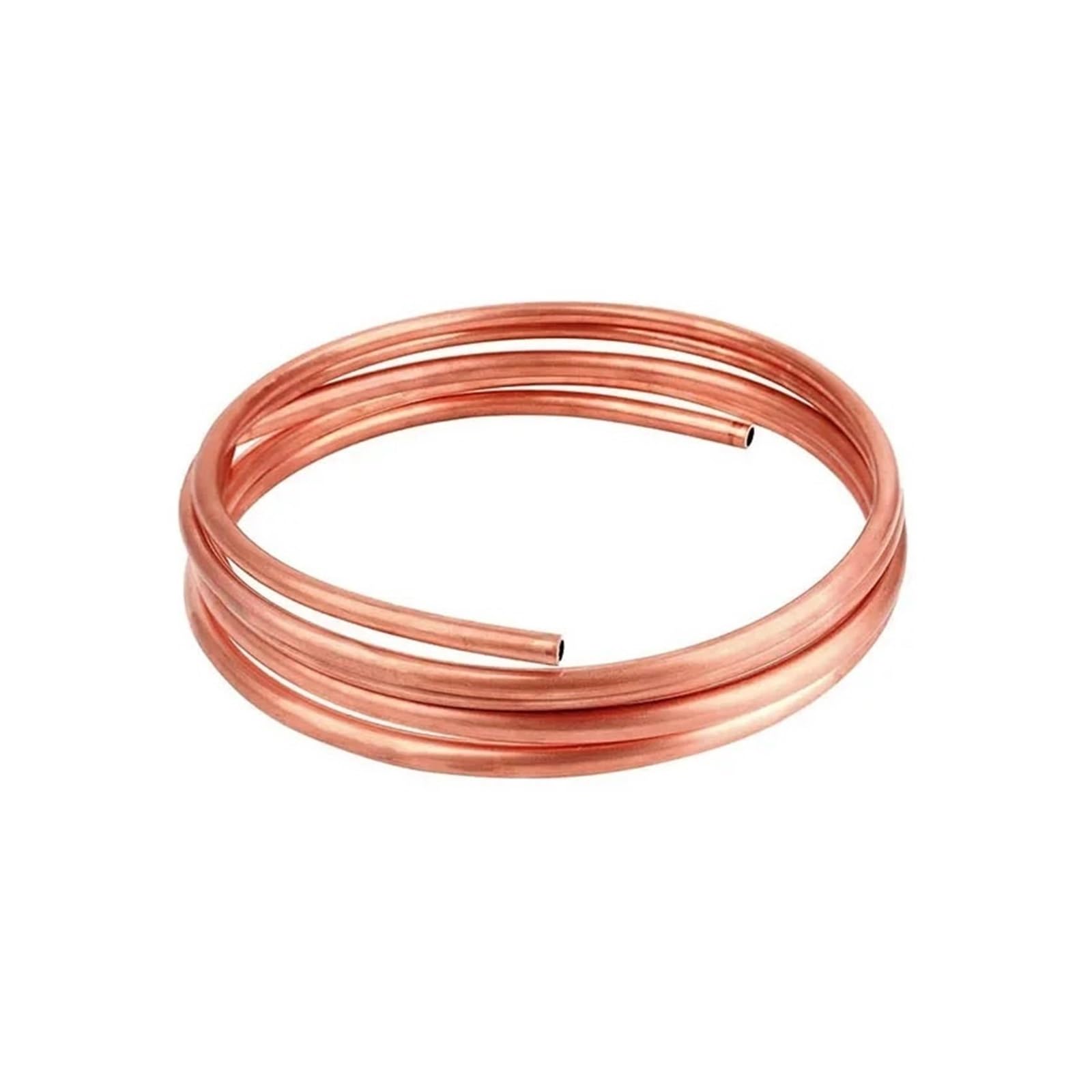 Guolanup One Color 1Meter Soft Coil Copper Tube T2 Red Tubing Airs Conditioning Refrigeration Capillary Wire Pipes(5X4mm)