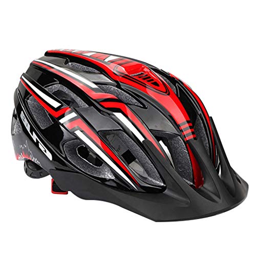 LEIPUPA Capacete de Ciclismo para Adultos Capacete de Segurança Ajustável Anti-impacto com Luz USB C