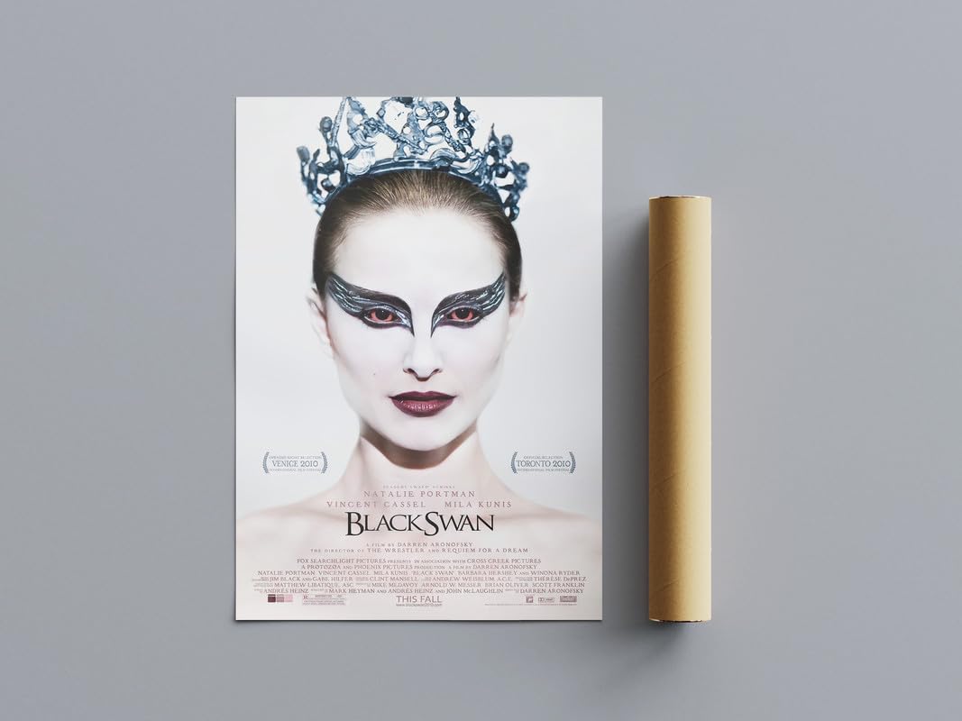 All Time Great Movie Posters Black Swan Wall Art (A4 Size 21cmx29.7cm)