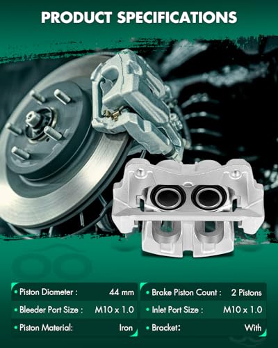 Image of SCITOO 19B3102 19B3103 Front Left & Right Disc Brake Calipers Assembly w /Bracket For Acura For TL 2009-2014,For Acura For TLX 2015-2018,For Honda For Ridgeline 2006-2014