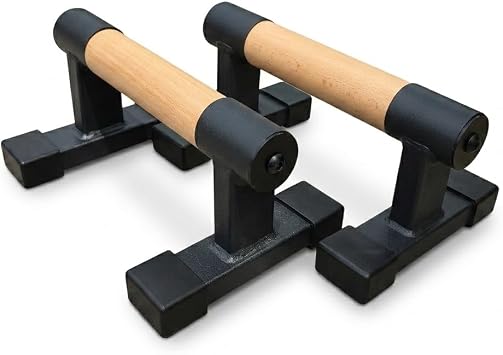 Parallettes Calisthenics Handles for Handstand Push Ups Wooden Push-Up Handles for Fitness Home & Outdoor Home Calestetic Equipment