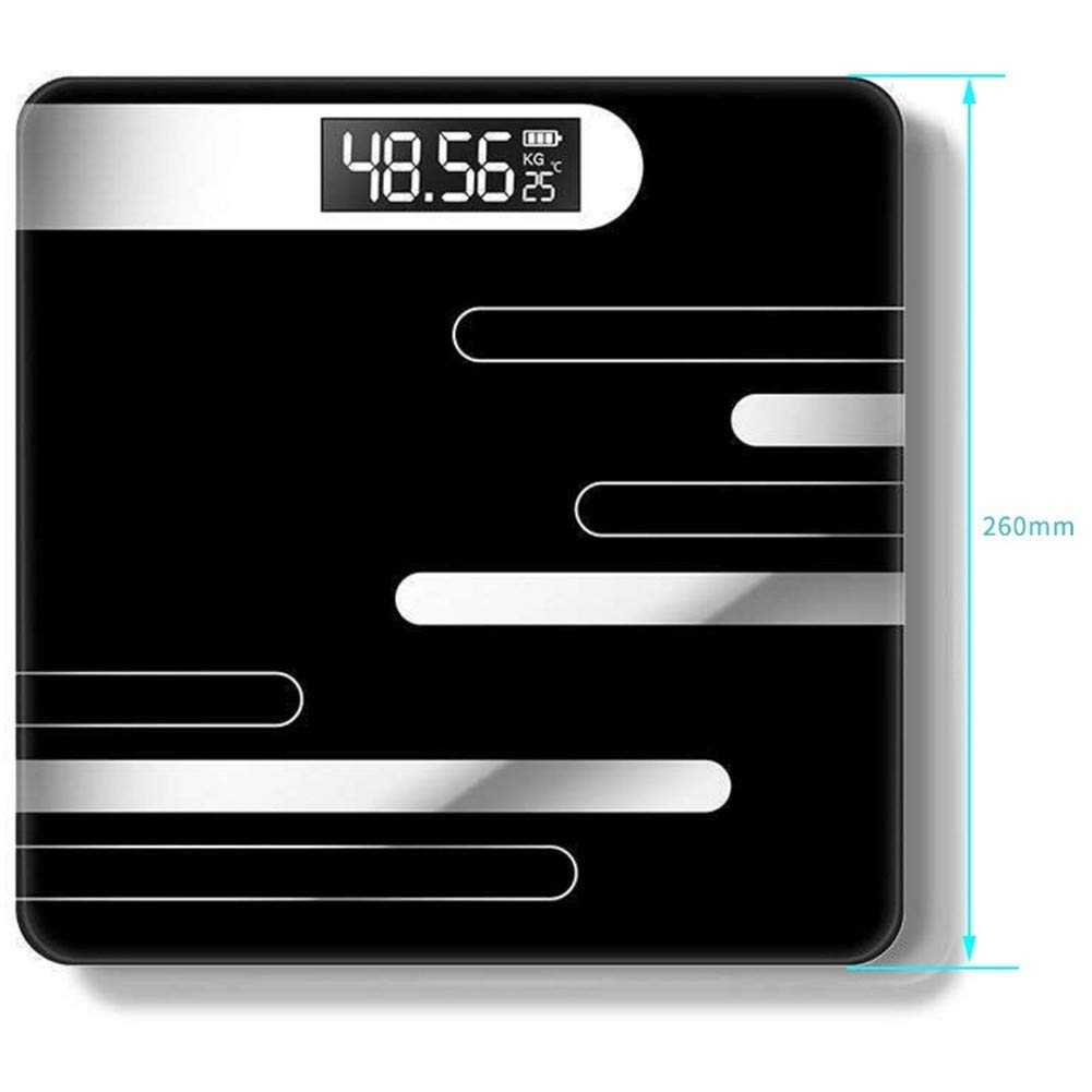 Balance de Salle de Bain Professionnelle avec écran rétro-éclairé, pesant 400 LB, Mesure précise et Durable (Couleur : Chargement USB) (Paragraphe Batterie)