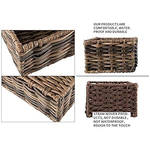 Hosroomehandmadestoragebasketwickerbasketsfororganizingshelfbasketswovendecorativehomestoragebinsdecorativebasketsorganizingbasketsnestingbasketssetof3brown Urban Country Home Decor Hosroome handmade storage basket wicker baskets for organizing shelf baskets woven decorative home storage bins decorative baskets organizing baskets nesting basketsset of 3brown urban country home decor