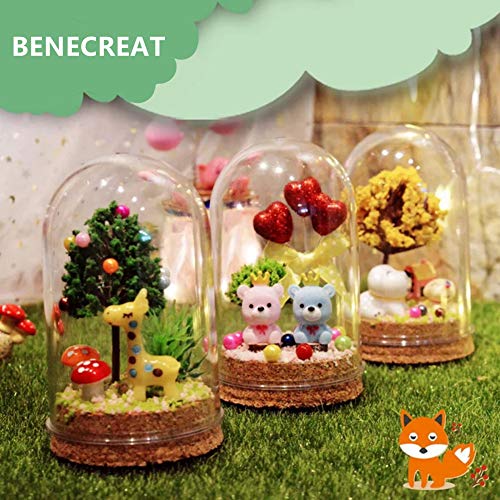 Image of BENECREAT 32 Pack 15ml Glass Jars Bottles Decoration Bottles with Cork Stoppers for Party Favors, Arts, Small Projects and DIY Decorations